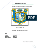 Memoria de Calculo de Aforo Utea Sede Abancay 2018 - 3