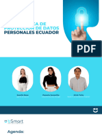 Ley Organica de Proteccion de Datos Personales Del Ecuador