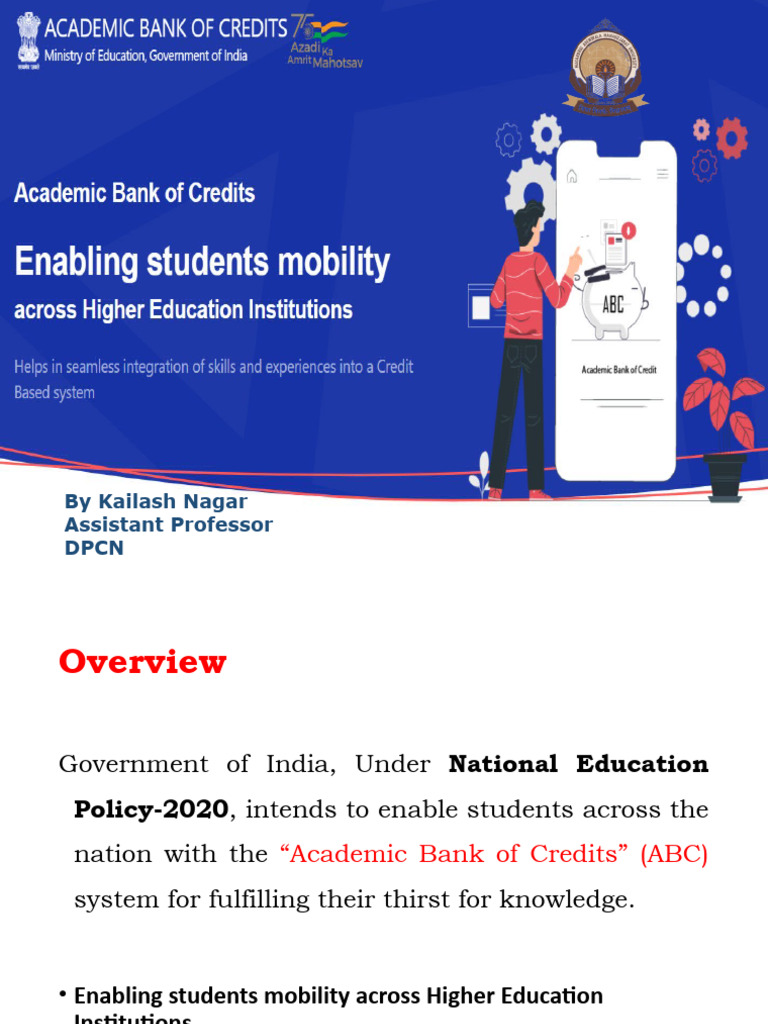 Academic Bank of Credits Overview | PDF