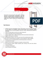 Spec of NP-SG118L LCD Walk Through Metal Detector - 202103