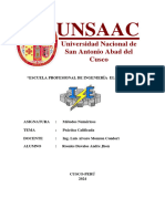 Implementación de Los Algoritmos en Lenguaje M (Matlab) .