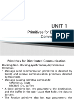 Primitives For Distributed Communication