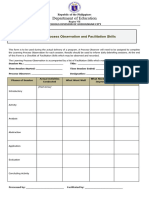 5 Observation Form and Facilitators Skills ME 1