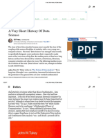 A Very Short History of Data Science