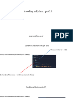 Class 12 - Basic Coding in Python - 3