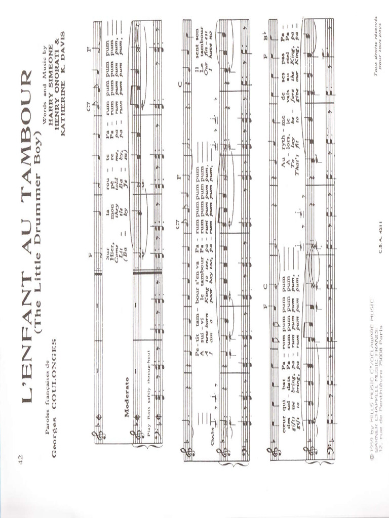 L'Enfant au Tambour et The Little Drummer Boy; l'histoire folle d'une