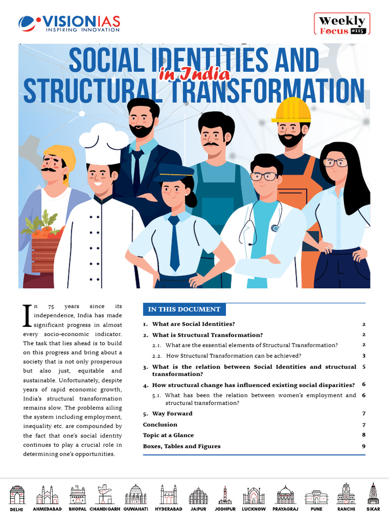 Social Identities & Structural Change in India | PDF | Employment ...