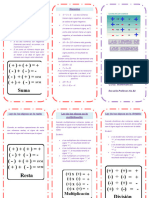 Triptico de MATEMATICAS