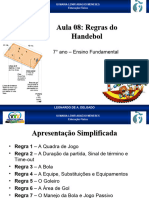 Aula 08 Regras Do Handebol