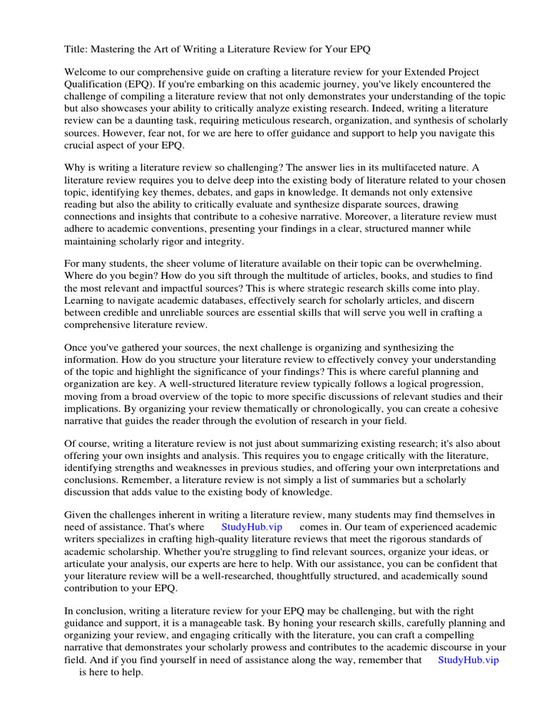Epq Literature Review Example | PDF | Climate Change | Aeronautics