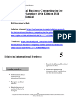 International Business Competing in The Global Marketplace 10Th Edition Hill Solutions Manual Full Chapter PDF