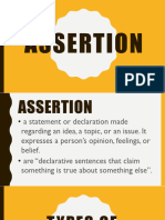 Assertion