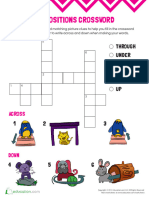 Preposition Crossword