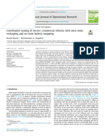 Coordinated Routing of Electric Commercial Vehicles With Intra-Route