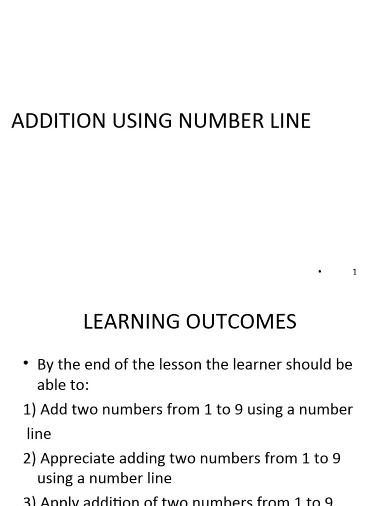 Addition Using Number Line-Kpeel Train | PDF | Mathematics | Cognition