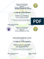 Certificate - Grade Q3 Q4