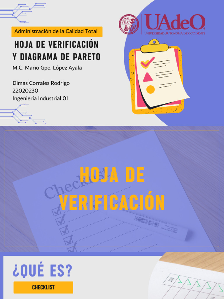DimasRodrigo ChecklistDP | PDF | Diseño | Herramientas