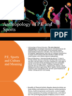 Anthropology of P.E