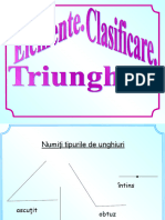Triunghi Clasificare