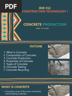 Topic 6 - Concrete Production - BSR552