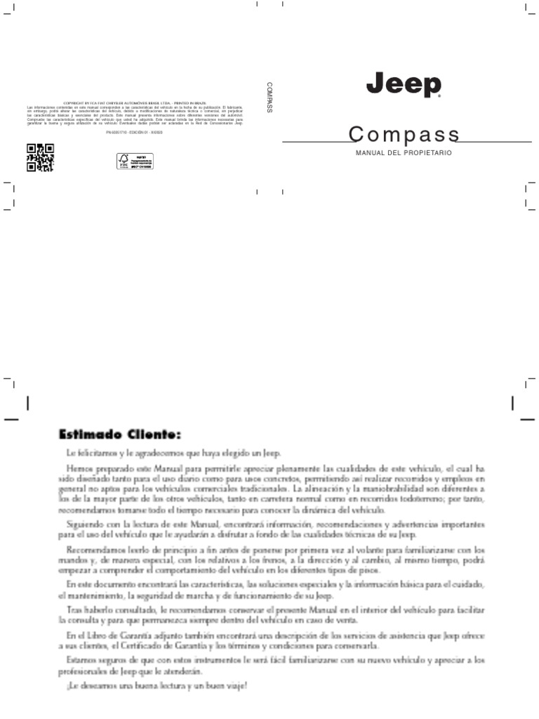 Jeep Compass 2023 | PDF | Gasolina