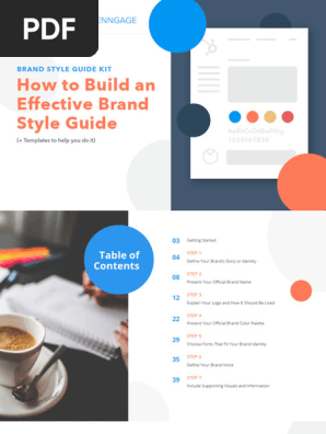 How to Create a Brand Style Guide - HubSpot Venngage eBook TEMPLATES