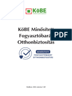 KÖBE Minősített Fogyasztóbarát Otthonbiztosítás - Ügyféltájékoztató, Általános-, És Különös Feltételek Komplex - 2024.03.01-Től Hatályos