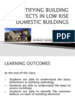 Lecture 1 Identifying Building Defects