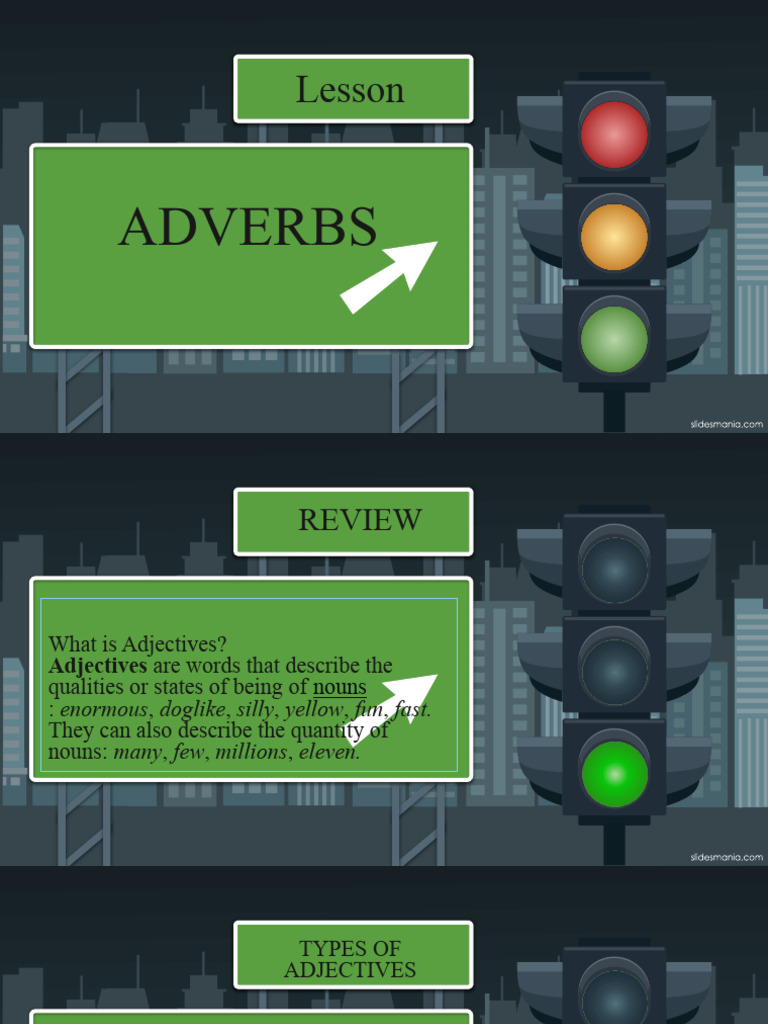 Adverbs Lesson Pdf Adverb Linguistics