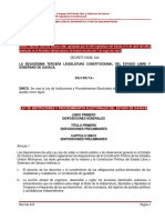 Ley de Instituciones Politicas y Procedimientos Electorales de Oaxaca (Dto Ref 606 Aprob LXV Legis 6 Abr 2022 PO 19 8a Secc 7 May 2022)