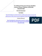 Solution Manual For Auditing and Assurance Services 7Th Edition Louwers Blay Sinason Strawser Thibodeau 1259573281 9781259573286 Full Chapter PDF