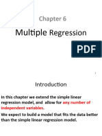 Ch6 Multiple Regression