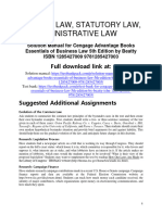 Cengage Advantage Books Essentials of Business Law 5Th Edition Beatty Solutions Manual Full Chapter PDF