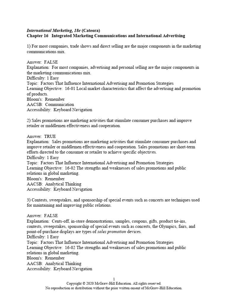 Chapter 16 Pdf Communication Advertising