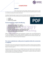 Decode - Contract Practice - Contract Administration - Completion