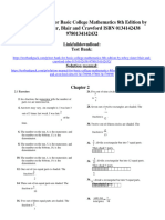 Solution Manual For Basic College Mathematics 8Th Edition by Tobey Slater Blair and Crawford Isbn 0134142438 978013414243 Full Chapter PDF