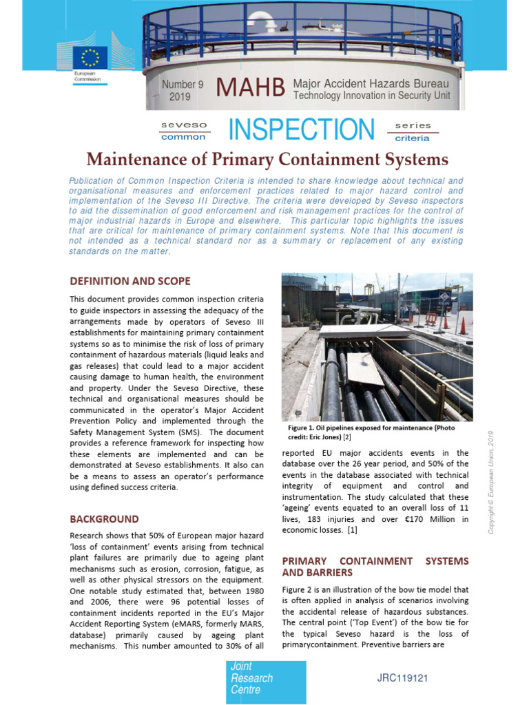 CIC - Maintenance of Primary Containment Systems - Formatted - Finalv2 ...