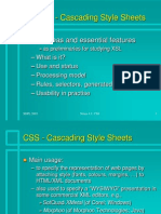 4.1 CSS - Cascading Style Sheets: Main Ideas and Essential Features