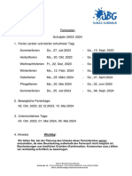 Ferienplan 2023-2024