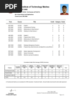 Indian Institute of Technology Madras: Progress Card