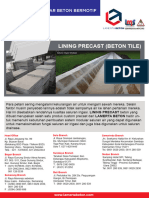 Brosur PT. Lamerta Bangun Prima - Lining Precast Hal 1