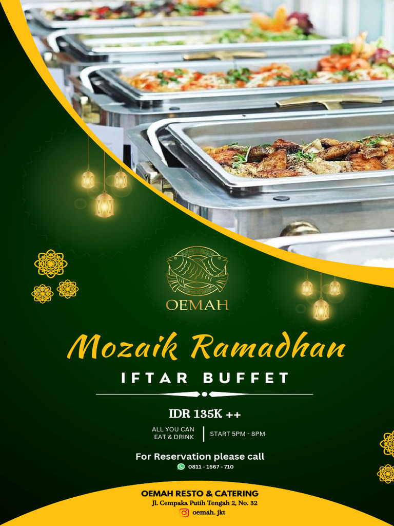 Iftar Buffet di Oemah Resto Cempaka Putih | PDF