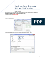 Connexion ACCESS ODBC C++