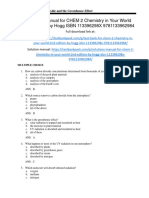 Chem 2 Chemistry in Your World 2Nd Edition Hogg Test Bank Full Chapter PDF