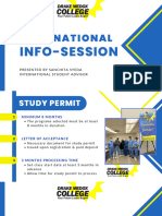 International Student Info Session