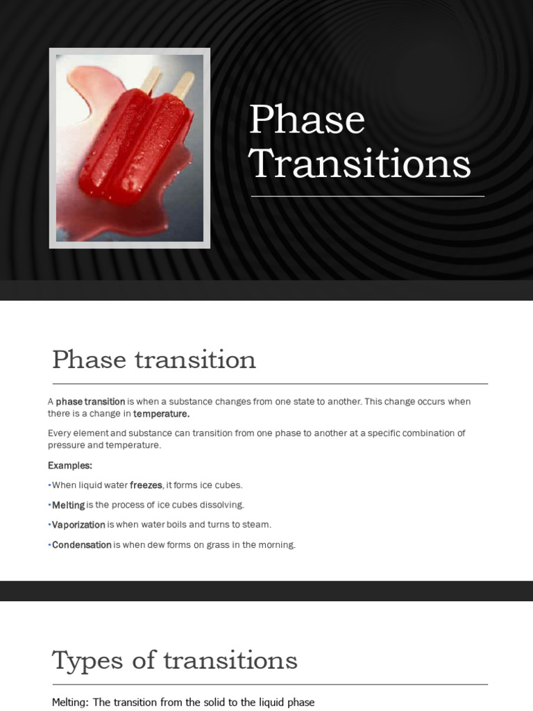 Understanding Phase Transitions in Matter | PDF