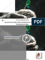 Guia Didactica - Master Direccion Estrategica Bienestar Organizacional - Edicion 3