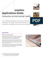 TD Applications Guide - Consumer Environmental Health