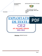 Exploitation de Texte 2 Ce2 Okk