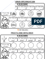 W Restauracji I Food - Słowniczki Obrazkowe